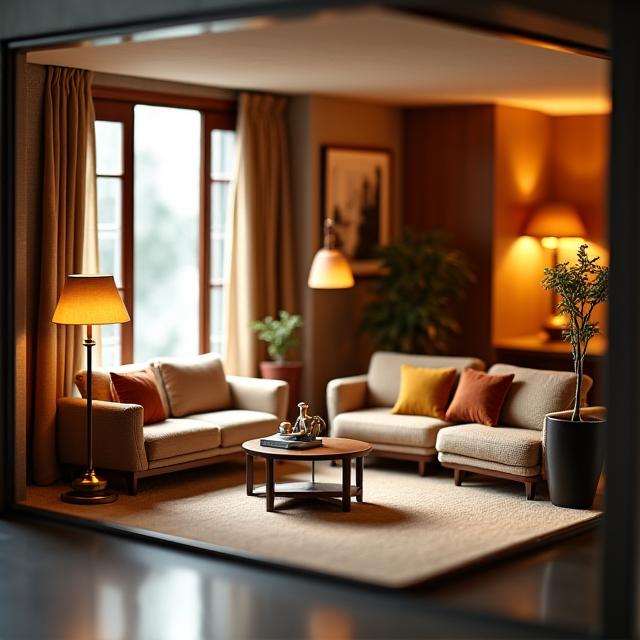 Luxury Miniature Interior Display
